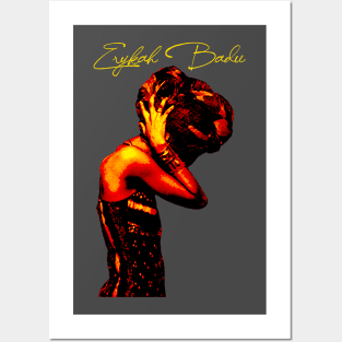 Badu Star Red Posters and Art